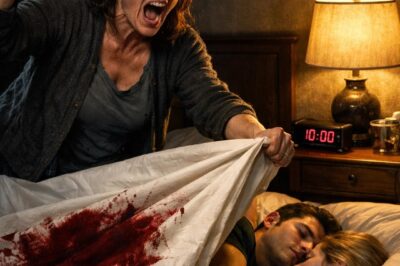 The daughter-in-law slept at her in-laws’ house until 10 o’clock. The mother-in-law grabbed a stick to hit her, but was stunned to see the scene in the bed…