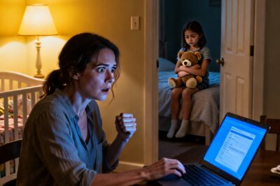 I HEARD MY FIVE-YEAR-OLD WHISPER TO HER TEDDY BEAR: “Daddy SAID MOM MUST NEVER KNOW.”