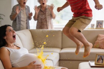 My six-year-old nephew jumped onto my stomach, laughing and shouting, “Come out, baby! Hurry!” A sharp pain shot straight through me, and at that moment, my water broke. Witnessing this, my mother-in-law and sister-in-law burst into laughter. In desperation, I grabbed my phone to call my husband. But the very next moment, something terrible happened
