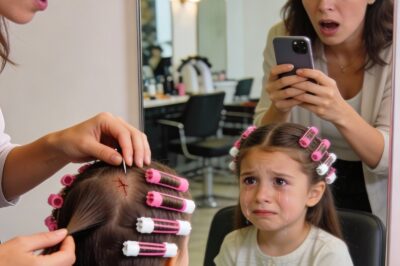 Recently, my 12-year-old daughter wouldn’t stop complaining about a sharp pain behind her neck. I thought it was posture, maybe she slept wrong—until it kept getting worse.So I took her to the salon, hoping a wash and a gentle scalp massage might help her relax. The stylist combed through her hair, chatting like normal… until her hands suddenly stopped.Her face tightened. She leaned closer, parting the hair at the base of my daughter’s neck. Then she looked at me—voice low.“Ma’am… this doesn’t look right.”I turned to the mirror. ..