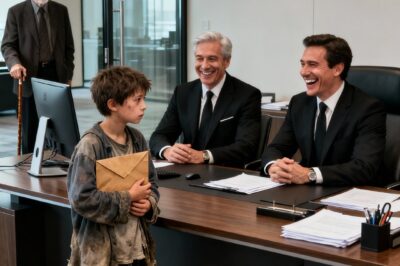 “I just came to return this envelope,” said the homeless boy… until the millionaire saw what was inside and froze.