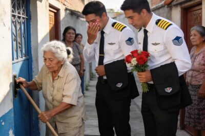 She sold everything so she could graduate her children — twenty years later, they arrived dressed in pilot uniforms and took her to a place she never imagined.
