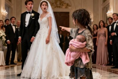 A billionaire’s engagement party came to an abrupt halt… When a street girl accused the bride…