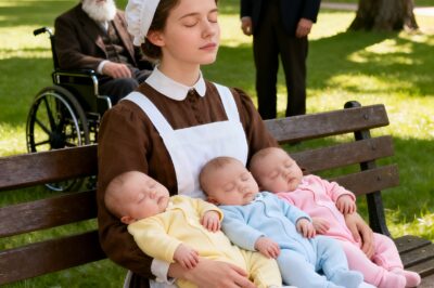 The millionaire who found his housekeeper sleeping with three babies in a park… and the truth he discovered changed his idea of ​​wealth forever…-nguyenhao