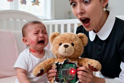 The Baby Started Screaming Every Time His Mother Walked In — The Nanny Checked His Teddy Bear and Discovered sh0cking truth…