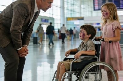 A billionaire was rushing to an important meeting… but two children at the airport made him stop — and that single pause changed his entire life.