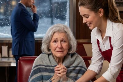 He gave shelter to an elderly woman in the middle of a freezing storm… What he discovered the next day was a true miracle that changed his life.