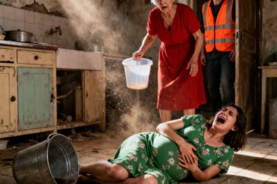 I was eight months pregnant and struggling to clean the house when I accidentally brushed against my mother-in-law