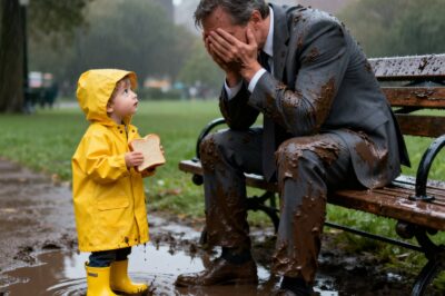 “DO YOU CRY FROM HUNGER, TOO?” the beggar girl asked the millionaire and offered him her last piece of bread. What happened next left everyone frozen…