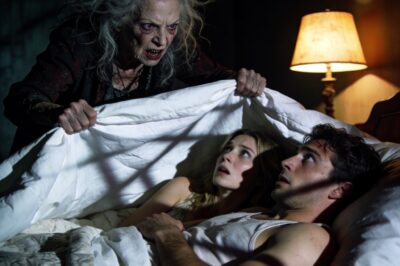 The daughter-in-law was still sleeping until 10 in the morning at her in-laws’ house. The mother-in-law grabbed a stick to hit her, but was left paralyzed by what she saw in the bed…