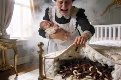 The millionaire’s baby wouldn’t stop crying in bed—until a poor Black maid did the unthinkable…