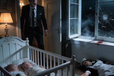 A billionaire comes home and finds his black maid sleeping on the floor with his 1-year-old twin children — and the shocking ending…