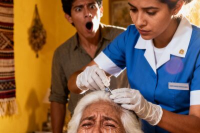 The millionaire’s mother was suffering until a cleaning lady removed something from her head.