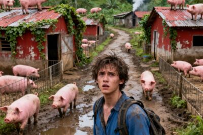 He rented a mountain to raise 30 pigs, then abandoned it for five years…