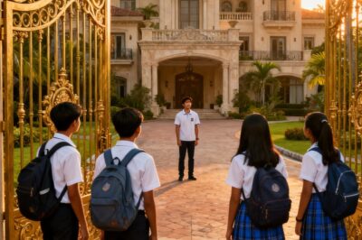 HIS CLASSMATES THOUGHT HIS HOUSE WAS JUST A COTTAGE, SO HE LET THEM SHOW HIM HIS MANSION!