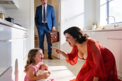 “Don’t hurt us,” his daughter whispered. The Billionaire didn’t just walk into a kitchen; he walked into a war.