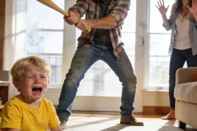 My four-year-old son called me sobbing at work. “Daddy, mommy’s boyfriend ʜ!ᴛ me with a baseball bat. He said if I cry, he’ll hurt me more”… I Was 20 Minutes Away — So I Called the One Person Who Could Get There First.