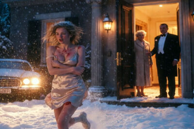 After my husband tore my clothes and threw me out into the freezing winter street, his mother approached with a cruel smile and mocked: